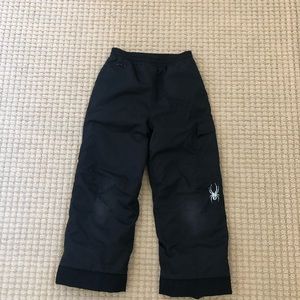 Kids Spyder XT Snow/Ski Pants Black Size 7.